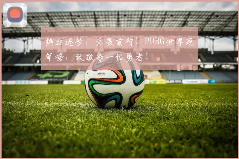 热血逐梦，无畏前行！PUBG世界冠军榜，致敬每一位勇者！